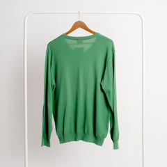 sweater verde lacoste - comprar online