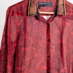 Camisa roja seda the kooples - comprar online