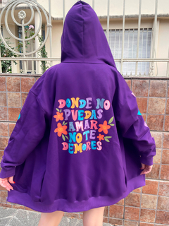 CAMPERA LOLA VIOLETA NO TE DEMORES