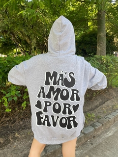 CAMPERA LOLA GRIS MAS AMOR