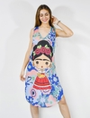 VESTIDO ALOHA GRIS FRIDA