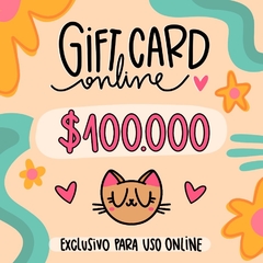 GIFT CARD ONLINE $100.000