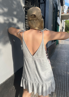 VEstido Floppy GRIS LOVE - comprar online