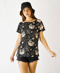 REMERA BONNIE cat - comprar online