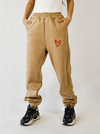 PANTALON FRISADO JARRY MARRON CORAZON