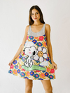 VESTIDO MACEIO gris snoopy