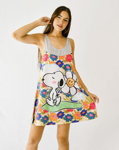 VESTIDO MACEIO gris snoopy - comprar online