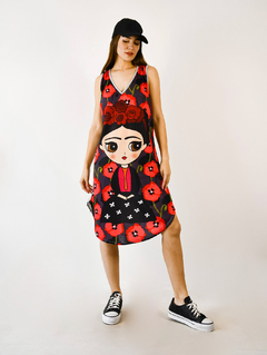 VESTIDO ALOHA gris frida