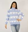 SWEATER CUORE SKY