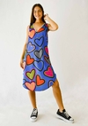 VESTIDO NAPLES gris blue cuore