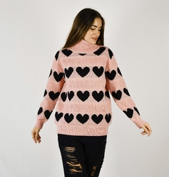 SWEATER CUORE ROSE - buy online