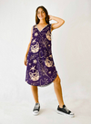 VESTIDO NAPLES gris purple cats