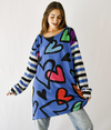 SWEATER CAMILLE CUORE BLUE