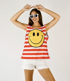 MUSCULOSA EMMA red smiley