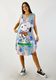 VESTIDO SUMMER GRIS SNOOPY - buy online