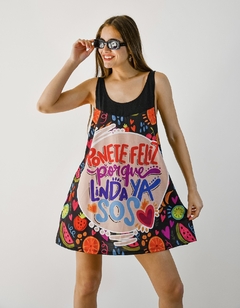 VESTIDO MACEIO NEGRO PONETE FELIZ