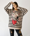 SWEATER FRANCIS ROSA SNOOPY COSAS SIMPLES