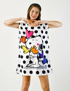 MUSCULOSA SANDY BLANCO SNOOPY LUNARES - buy online