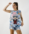 MUSCULOSA LETONIA UP GLOBOS IMPOSIBLE