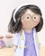 boneca médica com cabelo curto