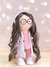 Boneca Médica - Pijama Rosa Claro com óculos - comprar online