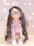Boneca Médica - Pijama Rosa Claro com óculos