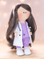 boneca médica com pijama lilás