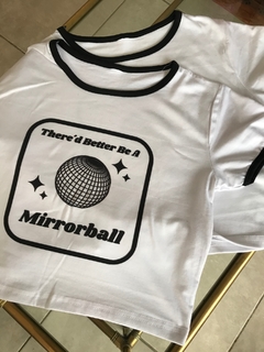 Croptop Mirrorball (outlet)