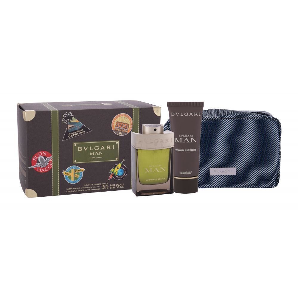 Bvlgari wood top essence set