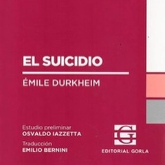 SUICIDIO EL ED 2016 - DURKHEIM EMILE