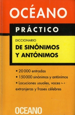 DICC OCEANO SINONIMOS Y ANTONIMOS 20.000 ENTRADAS - VARIOS