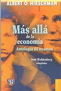 MAS ALLA DE LA ECONOMIA ANTOLOGIA D ENSAYOS - HIRSCHMAN ALBERT