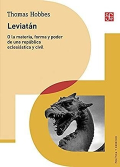 LEVIATÁN O LA MATERIA FORMA Y PODER - HOBBES THOMAS