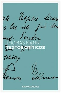 TEXTOS CRITICOS - THOMAS MANN