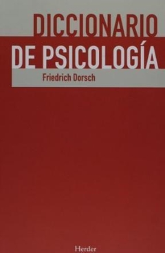 DICC DE PSICOLOGIA ED TAPA BLANDA - DORSCH FRIEDRICH