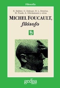 MICHEL FOUCAULT FILOSOFO - DELEUZE - BALBIER -O