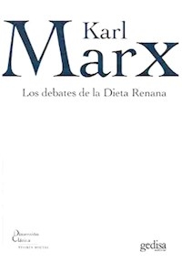 DEBATES DE LA DIETA RENANA LOS - MARX KARL