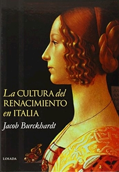 CULTURA DEL RENACIMIENTO EN ITALIA - BURCKHARDT JACOB