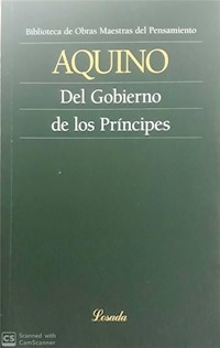 DEL GOBIERNO DE LOS PRINCIPES - DE AQUINO TOMAS