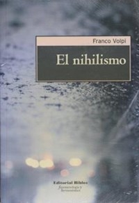NIHILISMO EL 2? ED 2011 - VOLPI FRANCO