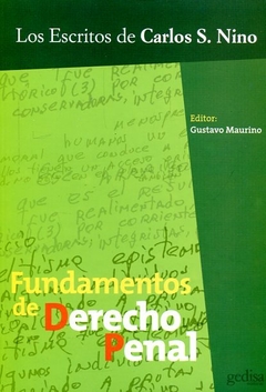 FUNDAMENTOS DE DERECHO PENAL ESCRITOS 3 - NINO CARLOS