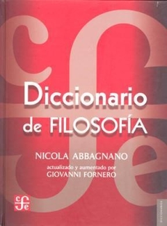 DICC DE FILOSOFIA ACT Y COMENTADO G - FORNERO - ABBAGNANO NICOLA