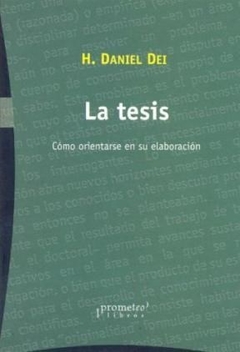 TESIS COMO ORIENTARSE EN SU ELABORACION - DEI DANIEL