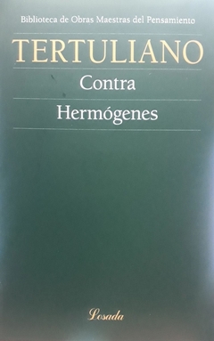 CONTRA HERMOGENES - TERTULIANO