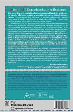 ARTES Y ESI EXPERIENCIAS Y REFLEXIONES - DAPUEZ MARIANA - comprar online