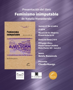FEMINISMO INIMPUTABLE DERIVA DE UN DESTINO - NATALIA MONASTEROLO - comprar online