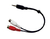 Cable Plug 3,5 St / 2 Hembra Rca Con Cable De 20 Cm