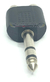 Conector Adaptador Macho 6,5 Stereo 2 Hembra Rca Altovolumen - comprar online