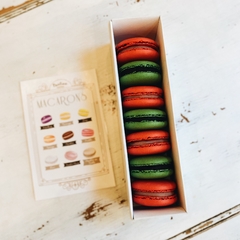 box macarons navidad