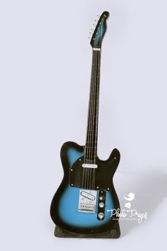 Mini Guitarra - Gibsony Blue/Black